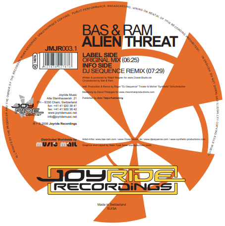Cover - Bas & Ram - Alien Threat (Remix)