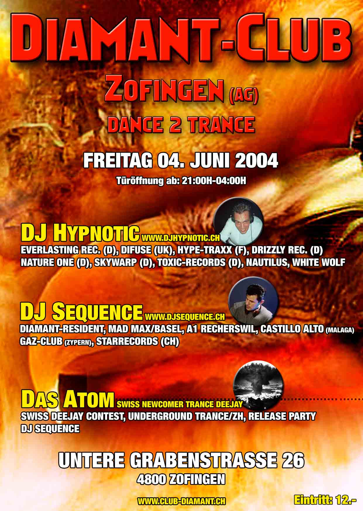 Event Flyer Diamant Club 2