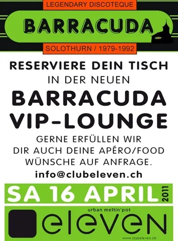 Event Flyer Eleven Barracuda Variante