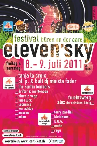 Event Flyer Eleven Sky