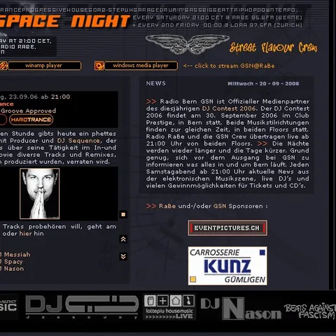 Radio Rabe - DJ Sequence Galaxy Spacenight